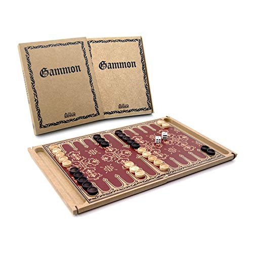 Jogo De Tabuleiro Tradicional Gammon Em Madeira - Oficina De Criação Mitra