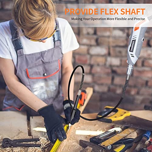 Towallmark Rotary Tool Kit With 190 Accessories, Flex Shaft, 6 Variable Speed, 10,000 To 35,000 Rpm, Perfect Multi-Functional Rotary Tool Set For Craft Projects - Cutting, Engraving, Sanding, Drilling #TOP4