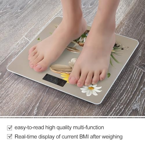 Báscula digital FekiLoot con pantalla grande para baño miniatura 5