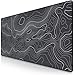 Produktbild TITANWOLF - XXL Speed Gaming Mauspad 900 x 400mm - XXL Mousepad - Tischunterlage Large Size - verbessert Präzision und Geschwindigkeit - Topography