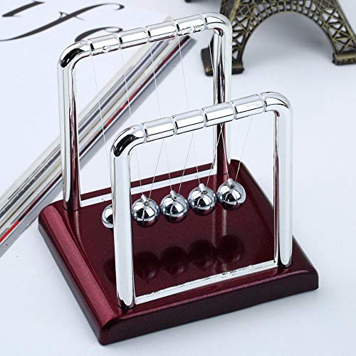 Lrsnine Newton Pendulum Balls Balance Swing Desk Craft Ornaments Multiple Conservation Physical Energy Toys - Arched Style
