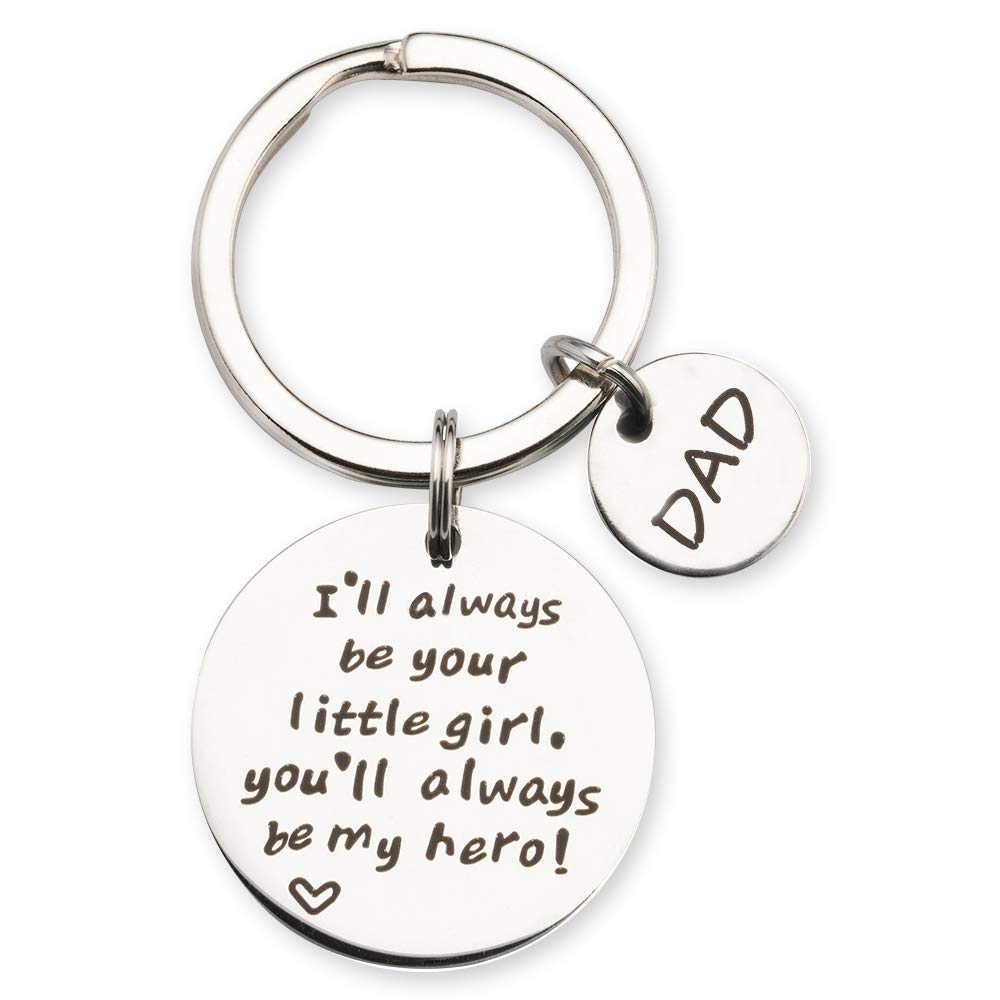 Buy QpenguinBabies her's Day Keychain I'll Always Be Your Little Girl, You'll Always Be My