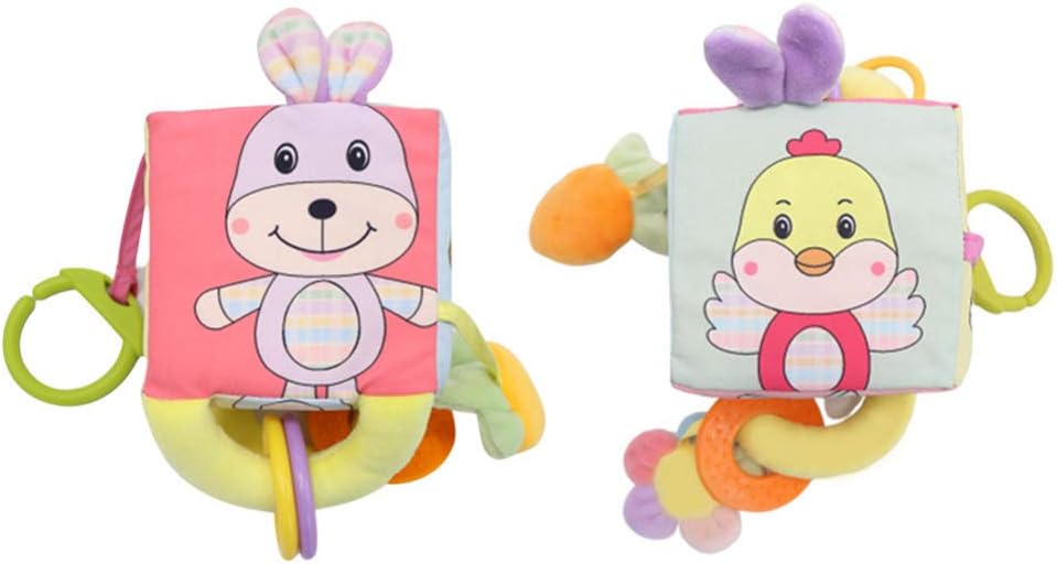 Nuobesty 特別セール品 ハンドベル赤ちゃんガラガラおもちゃおしゃぶりソフトぬいぐるみベル玩具教育玩具ベビーカーカーベッドおもちゃ幼児用