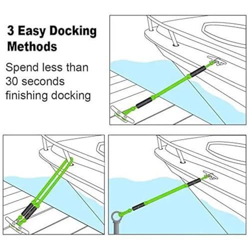 Cuerda de esquí acuático y amarre Bungee para salidas en kayak y bote 5