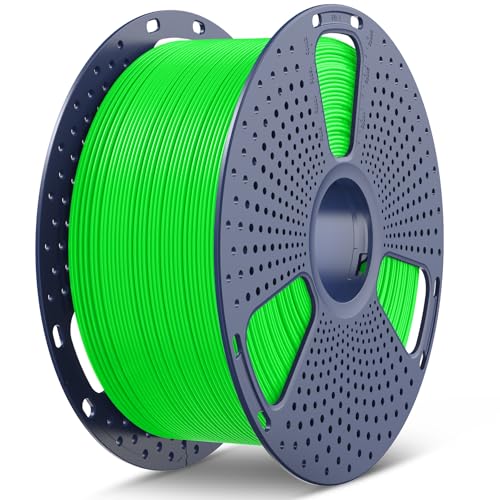 SUNLU PLA Filament Green 1.75mm, 3kg（6.6lbs） Large Spool PLA Filament for Christmas...