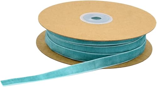 Tofficu 2 rollos de cinta de rosas para calcetines de encaje, cintas de felpa suave para bricolaje, cinta con alambre de Navidad, cinta de regalo,