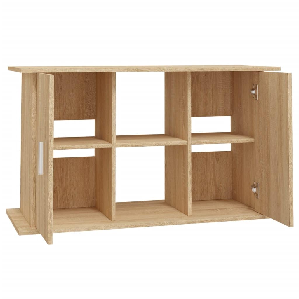 Rantry Aquariumständer Aquarien Schrank Aquarium Unterschrank, Aquarium Tisch mit Stabiler Oberplatte, Aquariumschrank für Sicheren Stand Sonoma-Eiche 101x41x58 cm Holzwerkstoff