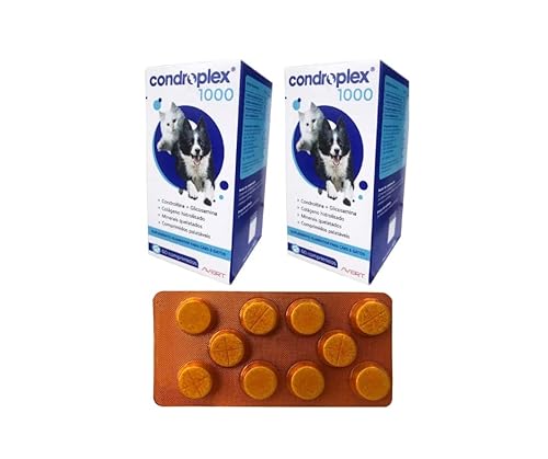 Kit 2 Condroplex 1000 para cães e gatos 60 comprimidos Avert