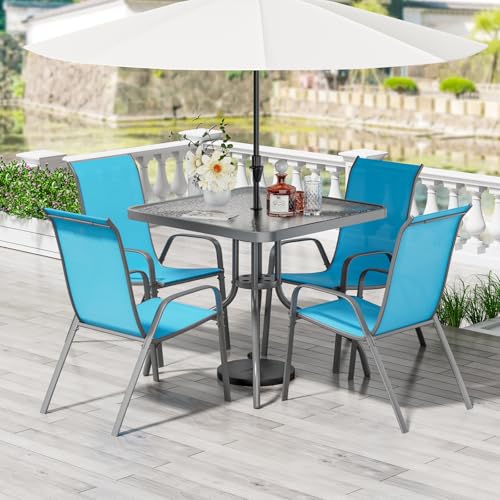 TLSUNNY 5-Piece Stackable Dining Set
