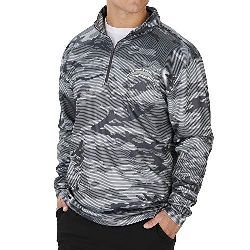 Image of Zubaz NFL Men's Lines Poly Fleece Jacket