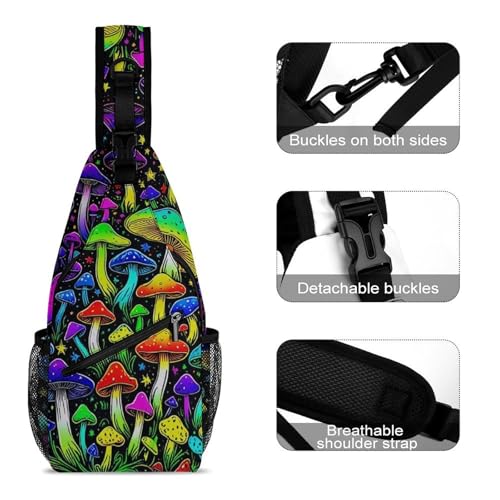 Mochila tipo sling para viajes y actividades al aire libre miniatura 3