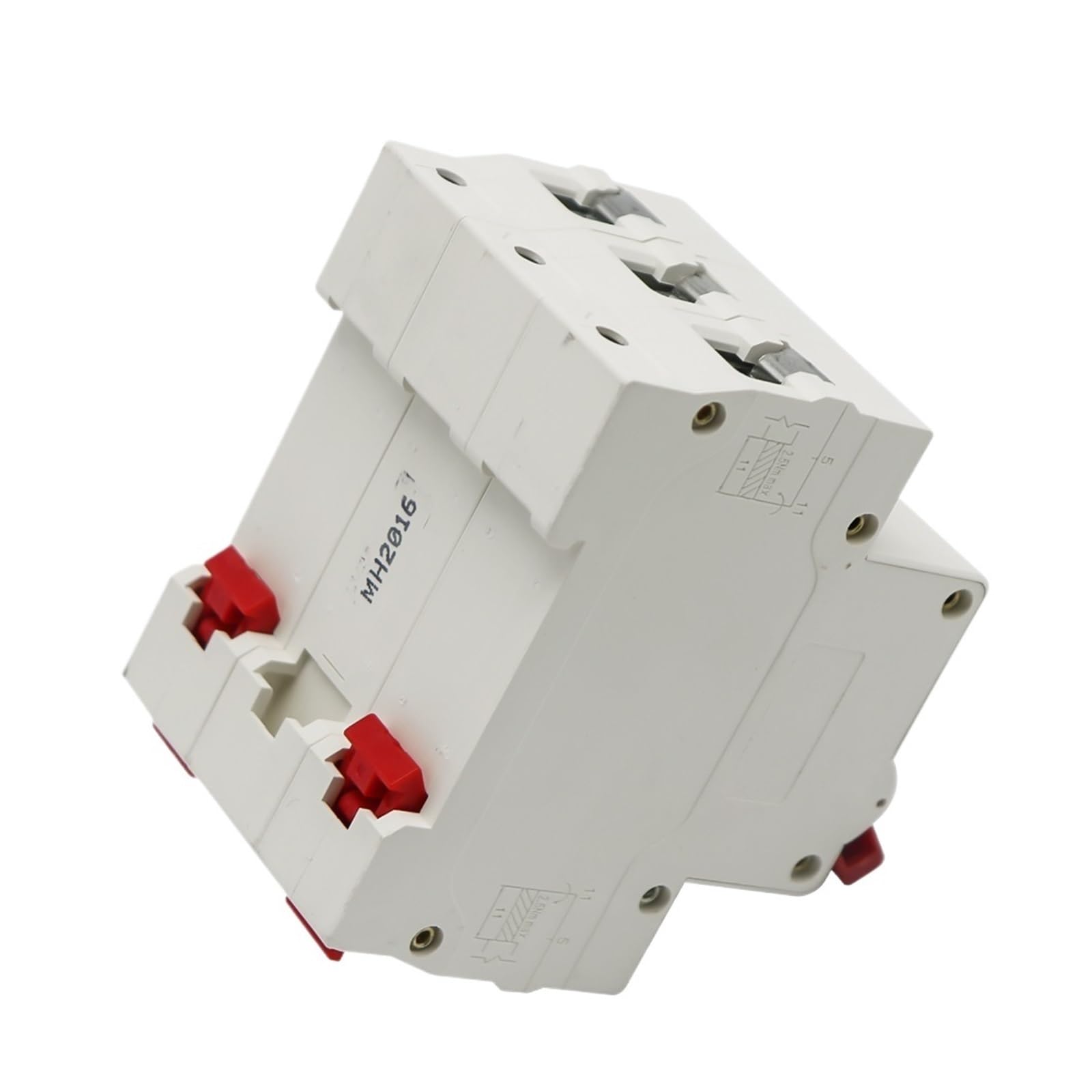 3P DZ47 3A6A10A16A 20A 32A 40A 50A 63A 400V C Typ wyłącznik nadprądowy 35 mm DIN montaż szyny Wydajność przełączania 6 KA(20A)