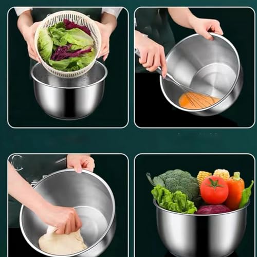 Generic Stainless Steel Salad Spinner With 6L Bowl thumb #6