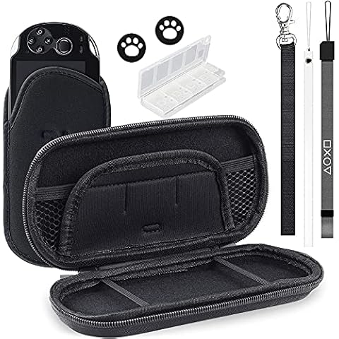 CHENLAN Storage Case for PS Vita 1000 2000 Carrying Case Compatible for PS Vita, PS Vita Slim, PS Vita Waterproof Shockproof Storage Travel Bag Travel Carrying Case Pouch Bag Kit Cover