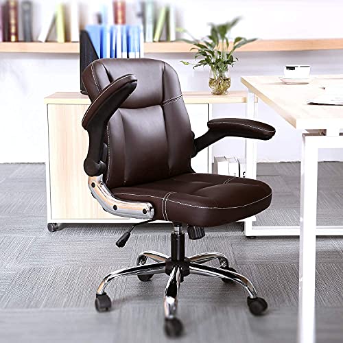 Oakcraft Office and Study Chair Adjustable Tilt Angle and Flipup Arms