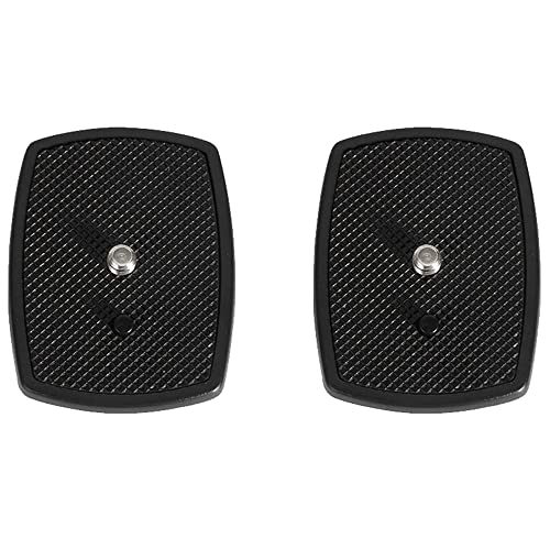 LONLIDANSI 2 StüCke Kamera Schnellwechselplatte mit 1/4 Schraube ABS Kunststoff Schnellwechselplatte Geeignet für die Meisten Stative Cover