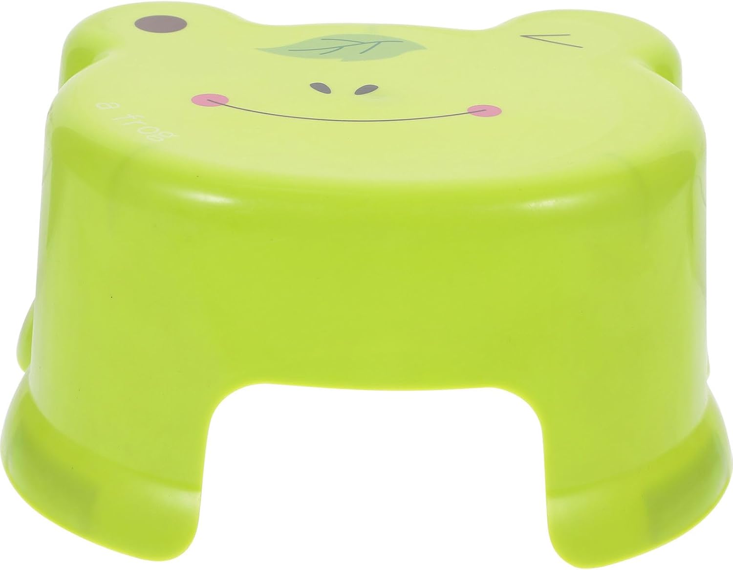 Thick Plastic Step Stool with Non-Slip Bottom Stable Bathroom Shower Stool for Lightweight Cartoon Design for Bedroom Kitchen and Indoor Outdoor Use