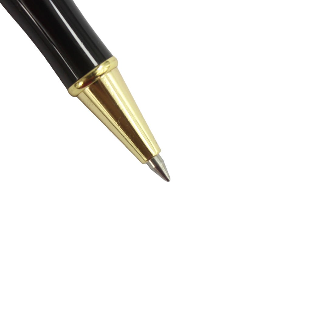 Gullor 250 Kugelschreiber – Schwarz Mit Goldenem Clip, Klassisches Design, Schreibt Weich