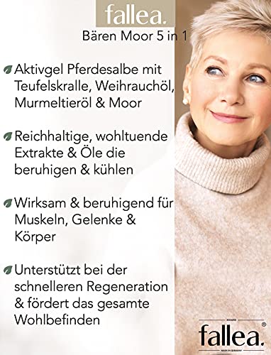 Murmeltiersalbe Fallea Bären Moor 5in1 Aktivgel für Muskeln und Gelenke