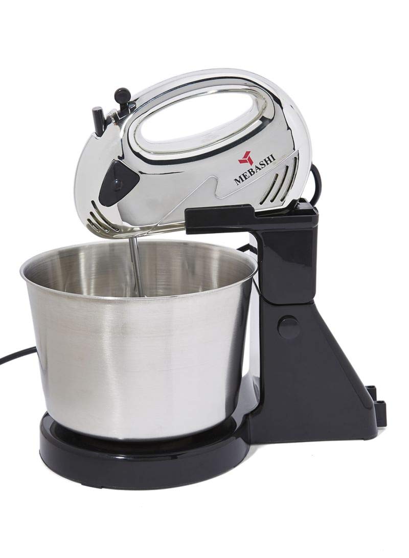 Mebashi Stand Mixer 150W Me-Bwm1602Ss Silver/Black