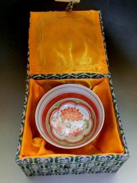 江戸初期 極上 呉須 蕎麦猪口 超珍品 享保のカエデ文 1730年