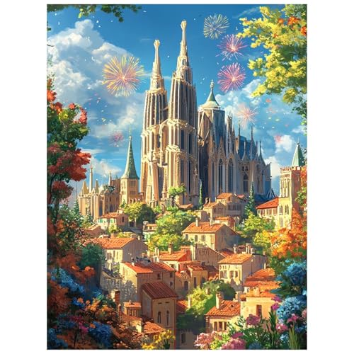 G TO_Et@~A吹 hG|Lbg i yCgoCio[ Lbg 40x55 cm G CeA  ANG̋  M LoXGZbg Paint by Numbers for Adults ̂