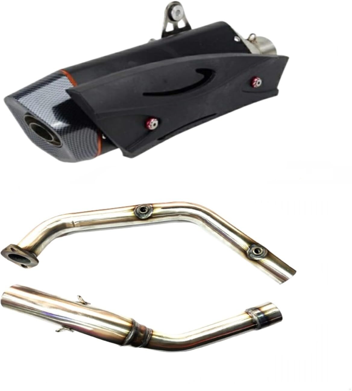 Bike Silencer Slip-on Exhaust R9 Racing Generation with DB Killer/R-9 Model Bike Silencer for Motorcycle with R15 V4/M BS6.2 2023 double/dual sensor BEND PIPE-image-15
