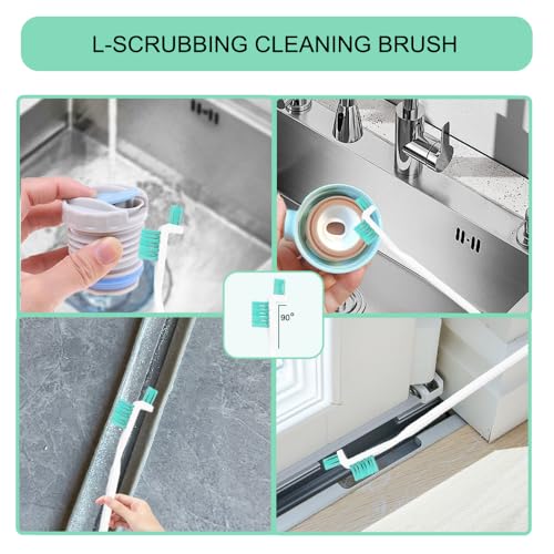 Image of Small Cleaning Brushes Household Use,8pcs Crevice Cleaning Brush,Cleaning Tools for Housekeeping,Window Sill Cleaner Tool,Tiny Cleaning Brush for Window Tracks,Car Vent,Bottle,Groove,Toilet