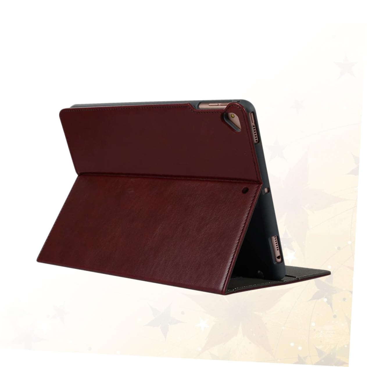 DOITOOL Custodia in Pu per Tablet Rosso Scuro con Protezione Antigraffio e Fori Precisi