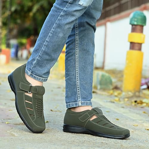 Image of Vellinto LUXON Ethnic Roman sandal II Stylish Synthetic Leather Sandals