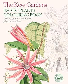 Paperback Kew Gardens Exotic Plants Colouring Book