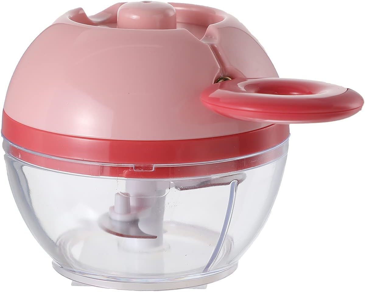 MINISO Hand-Powered Vegetable Chopper with pull handle extended