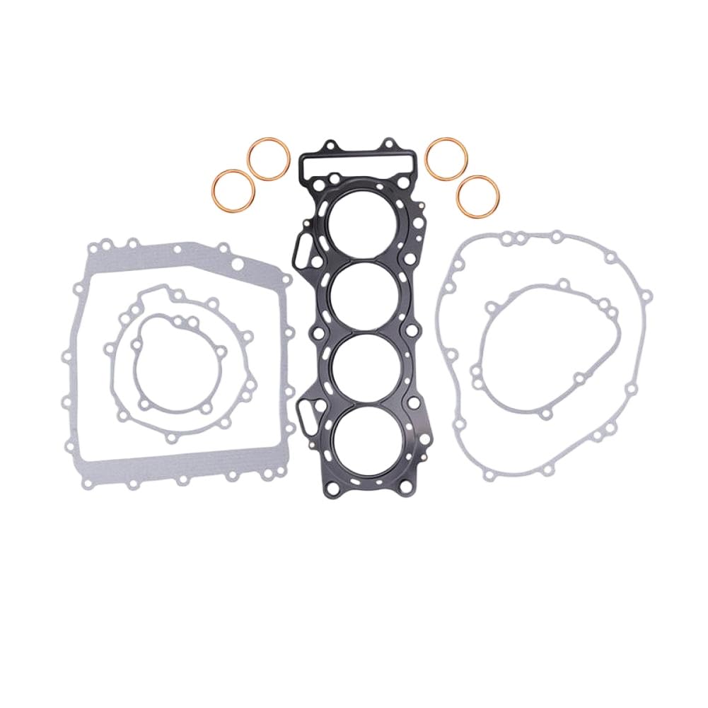 Motorcycle Clutch Cover Gasket Kit Compatible with ZX6R ZX636 ABS KRT Edition ZX600P 11054-1643 11061-0250 11061-0249 11004-0057