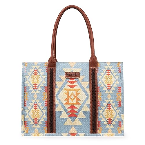 Image of Wrangler Tote Bag for Women Western Purse and Aztec Satchel Handbag