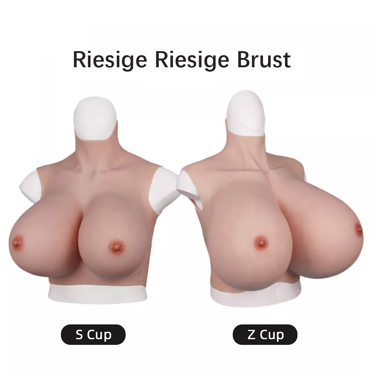 Riesige Brust H K S Z Cup Silikonbrust bildet Brustplatte für Cosplay Crossdresser Drag Queen Transgender