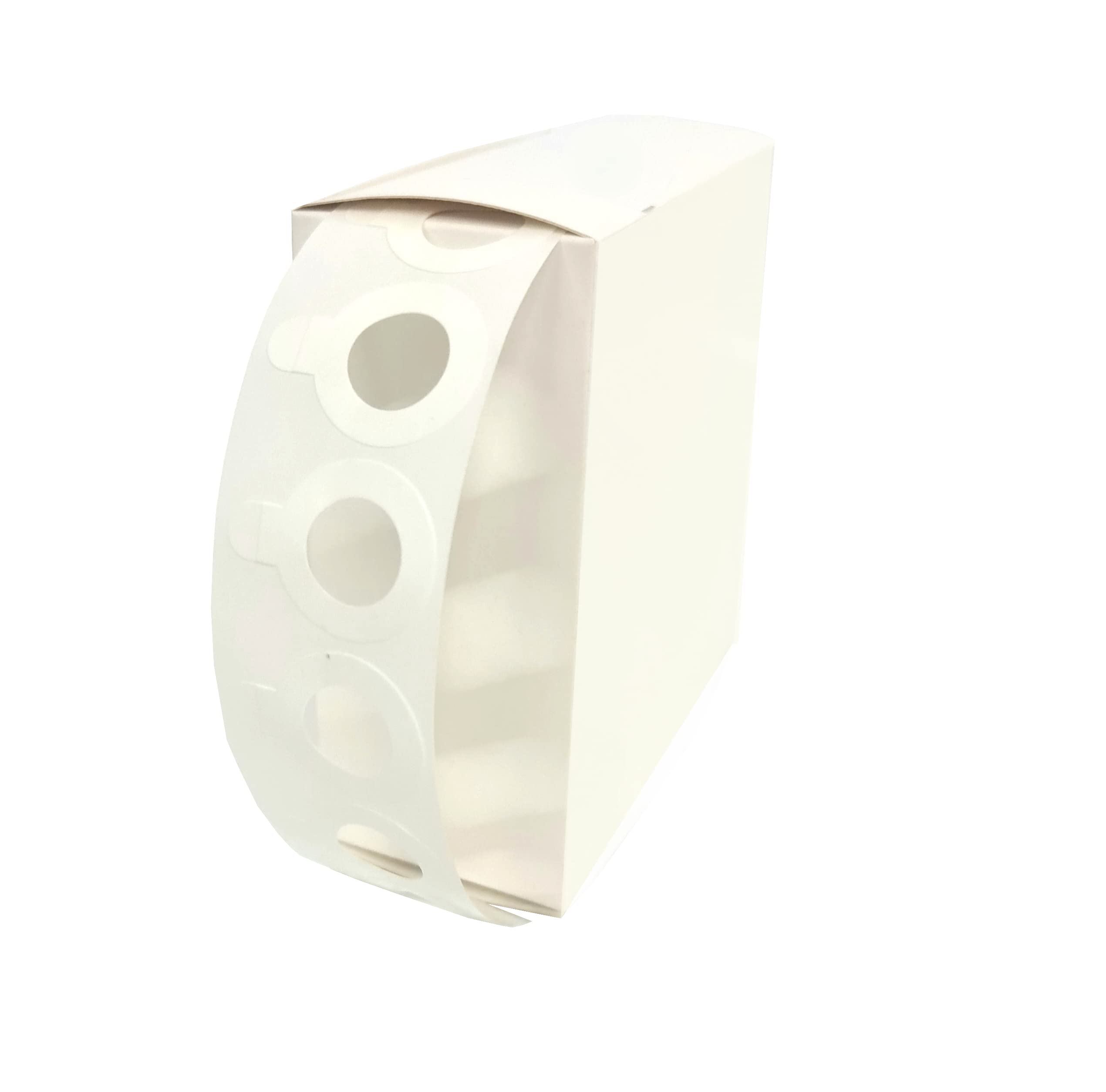 Anillos de pegamento ECG en diámetro 30 mm x 18 mm para electrodos ECG de 3M 1522 cinta médica con pestaña de agarre 500 unidades por paquete