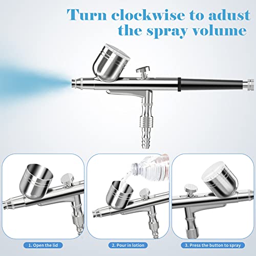 Microderm Machine With Spray Gun，Mcwdoit Professional Facial Skin Care Beauty Device Home Salon (Suction Power: 0-68Cmhg) #TOP5