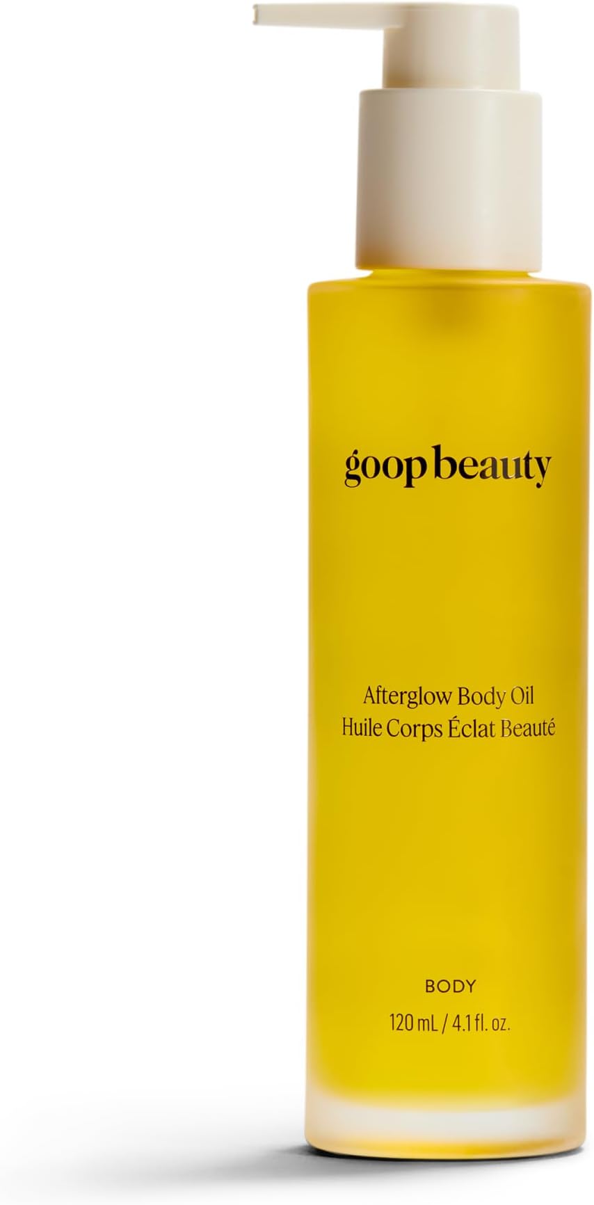 goop Beauty Afterglow Body Oil | Fast-Absorbing Moisturizer for Dry Skin | Grapeseed Oil, Pomegranate Oil, & Raspberry Seed Oil | Oil for Firm, Smooth, & Radiant Skin | Silicone Free | 4 fl oz