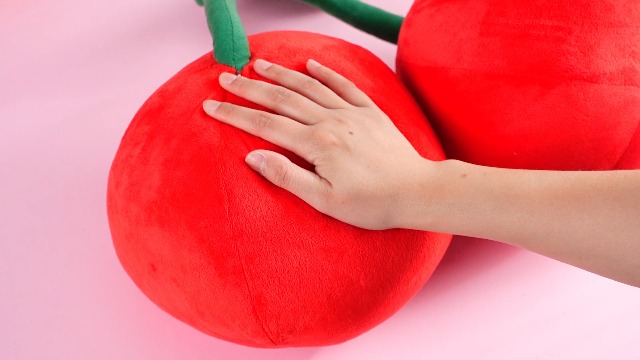 Amazon.com: Beeveer Decorative Cute Cherry Plush Pillow Christmas