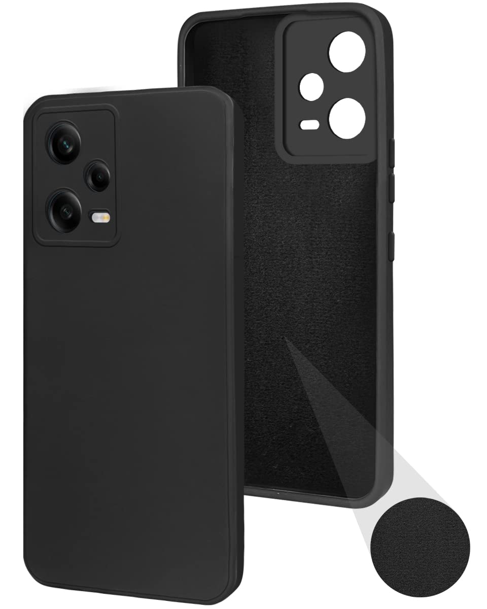 Jkobi Back Cover Case for Redmi Note 12 5G (Inside Fiber Cloth | Smooth Matte Finish | Professional Look | Black) (B09DD5H18W) Amazon Price History, Amazon Price Tracker