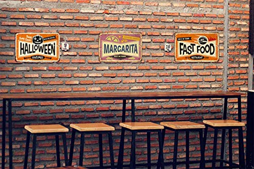 Aoyego Margarita Tin Sign,Cocktail Lounge Best In Town Vintage Metal Tin Signs For Cafes Bars Pubs Shop Wall Decorative Funny Retro Signs For Men Women 8X12 Inch #TOP3