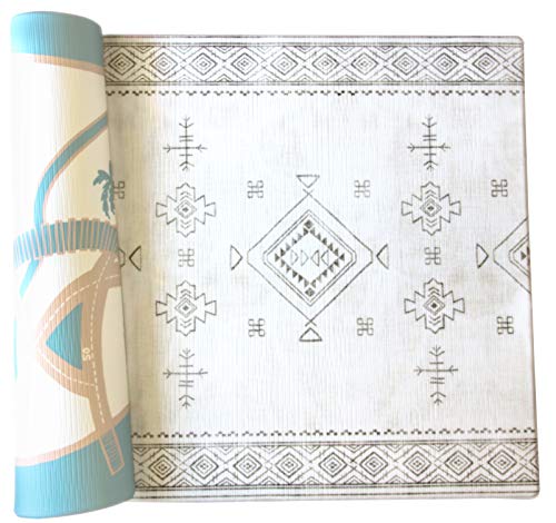 The Shwally PlayMat - Soft Baby Play Mat - Reversible Foam Floor Mat - Waterproof, Wipe-Clean, Durable, Non-Toxic and Hypoallergenic - Large (6.5' X 4.5')