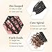 Yewell Goddess Box Braids Crochet Hair 10 Inch Boho Crochet Box-Braids With Curly Ends, 9 Packs Bohomian BoxBraids CrochetHair For Black Women Pre Looped Boxes Braid Crochet-Hair (10Inch 9 Packs,T30)