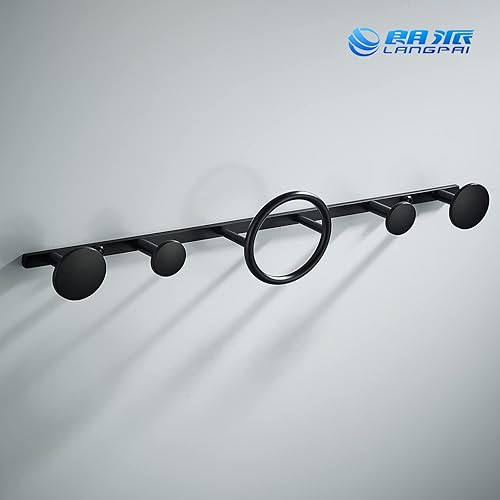 Miniatura 8 de Ganchos para colgar en la pared, perchero moderno y creativo, gancho de almacenamiento de entrada, ganchos de metal para colgar batas y toallas,