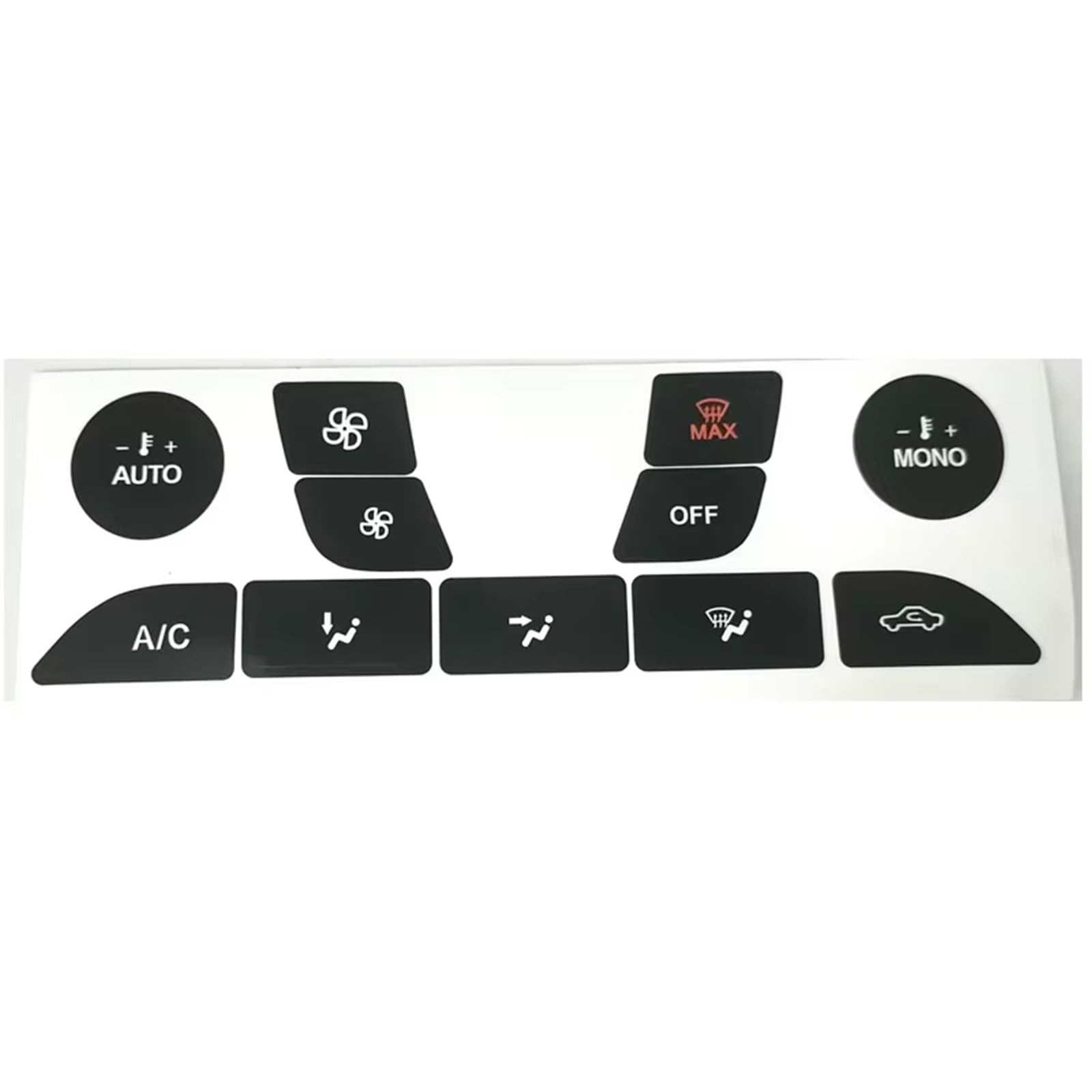 Repair Compatible with for Focus 1999 2000 2001 2002 2003 2004 2005 Air Condition Control Button Repair Decals Stickers