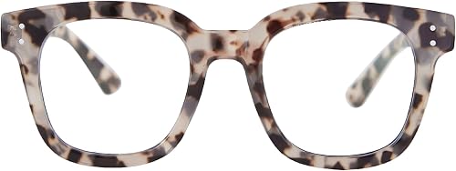 Madison Avenue Women Blue Light Glasses,Oversize Blue Light Glasses for Women, Anti Eyestrain & UV Protection Computer Eyeglasses (Tortoiseshell) - 1