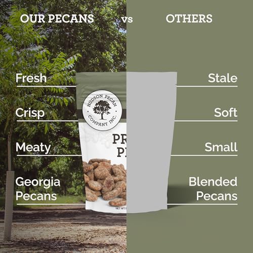 Image of HUDSON PECAN COMPANY Praline Roasted Georgia Pecans: Candied Gourmet Treat