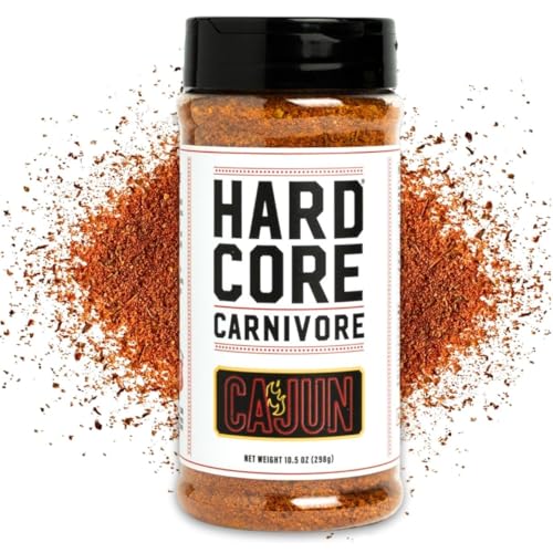 Hardcore Carnivore Cajun Seasoning (10.5 oz Shaker) Texas-Made, A...