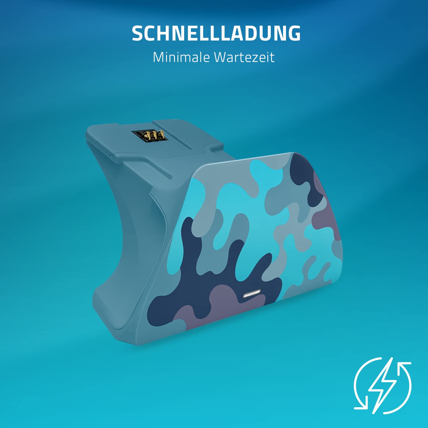Razer Universelle Schnellladestation - Schnellladegerät für Xbox-Controller (Universelle Kompatibilität, Magnetkontaktsystem, Passend zu jedem Xbox-Controller) Mineral Camo