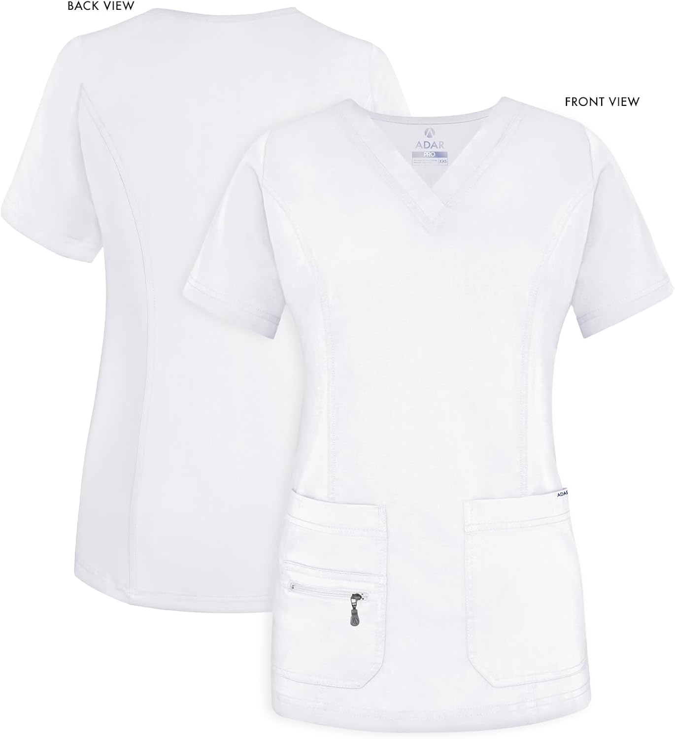 Adar Pro Scrubs for Women - Elevated V-Neck Scrub Top - Image 5